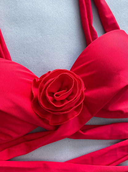 Bikini Rojo Rosa