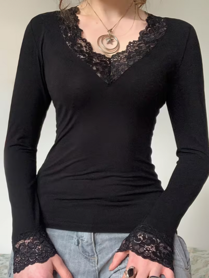 Camiseta calentadora interior térmica para mujer.