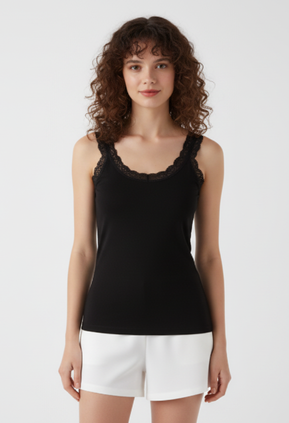 Camisilla interior con encaje