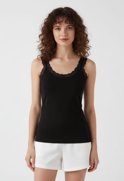 Camisilla interior con encaje