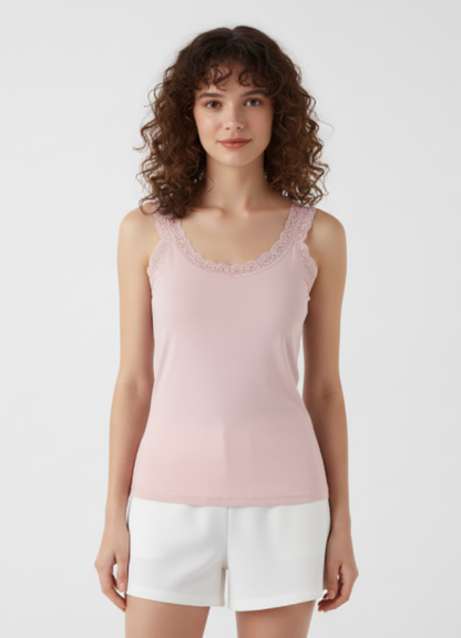 Camisilla interior con encaje