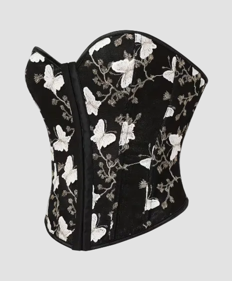 Oferta -20% Corset bordado con mariposas