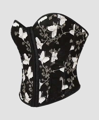 Oferta -20% Corset bordado con mariposas