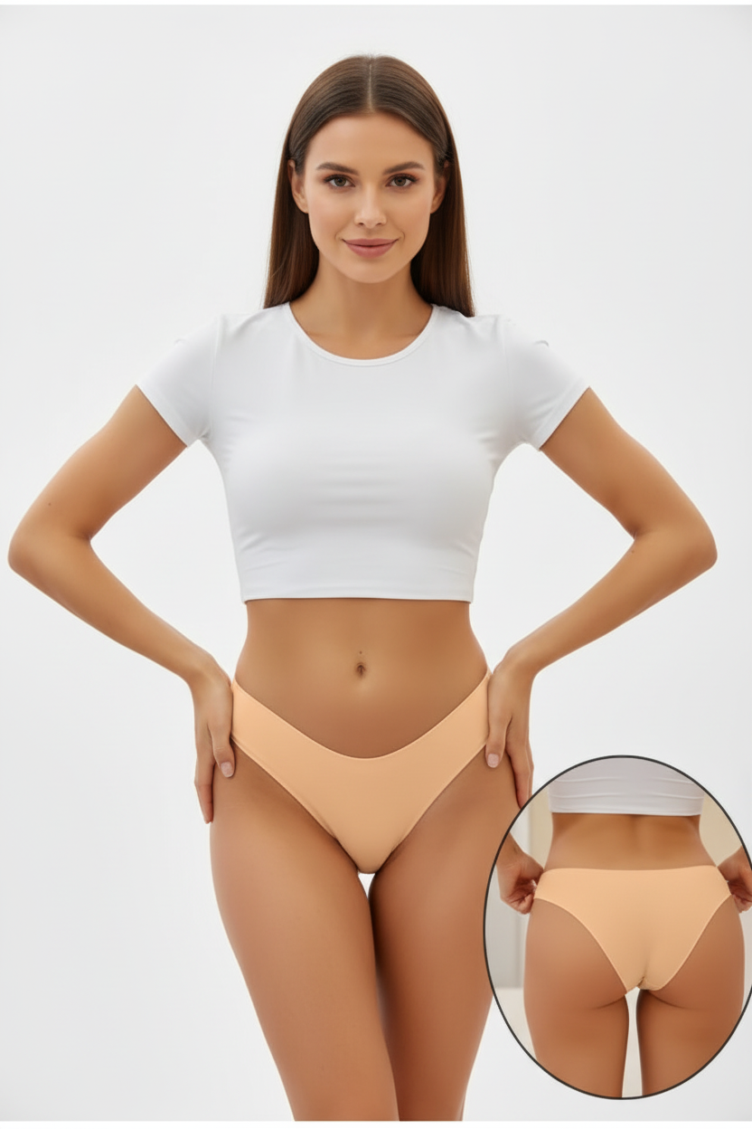 Bragas tipo bikini de un solo tono