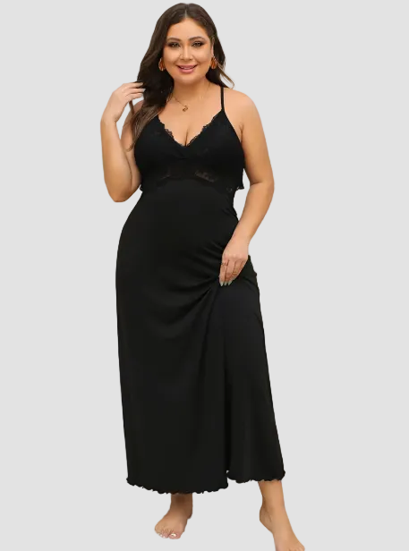 Vestido Largo Encanto de Encaje