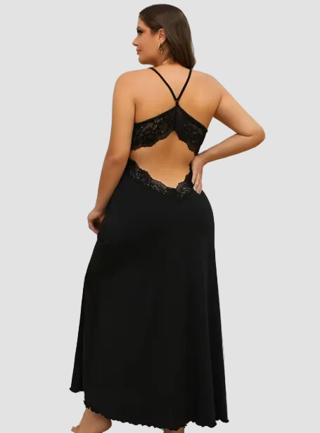 Vestido Largo Encanto de Encaje