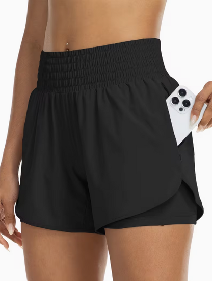 Short deportivo 2 en 1 – Libertad de movimiento y máxima comodidad