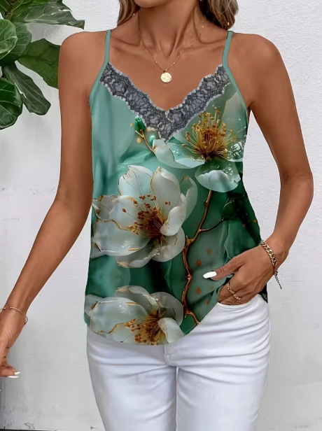 Blusas lenceras con estampado