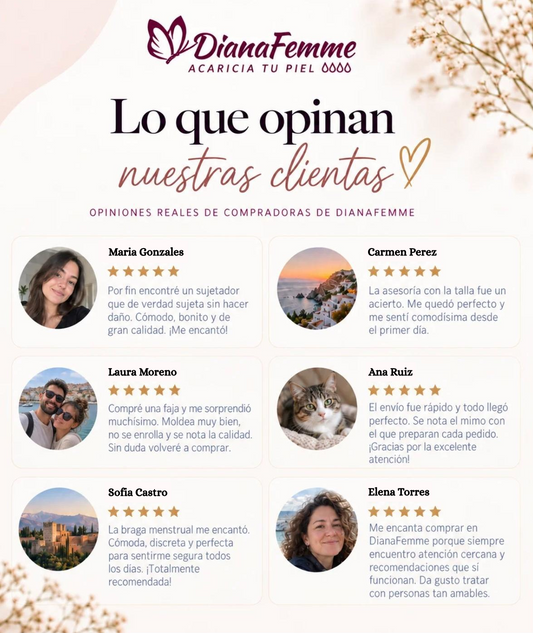 Opiniones de clientas de DianaFemme