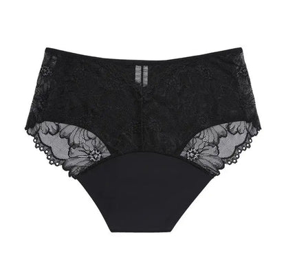 Braga periodo menstrual con encaje