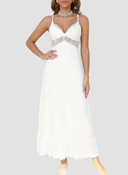 Vestido Largo Encanto de Encaje