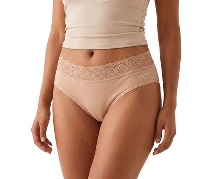 Pack X3 Bragas de Algodón con Encaje tipo culotte Dianafemme