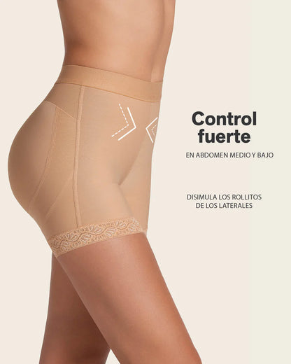 Braga faja tipo short de compresión con efecto moldeador / LEONISA