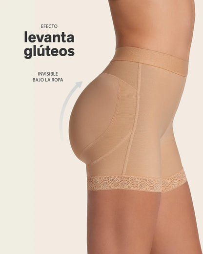 Braga faja tipo short de compresión con efecto moldeador / LEONISA