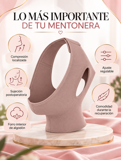 FAJA FACIAL POSTOPERATORIA PARA PAPADA, MENTÓN Y CUELLO