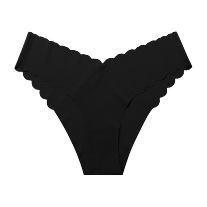 Tanga brasileña sin costura, sin marcas, elegante.