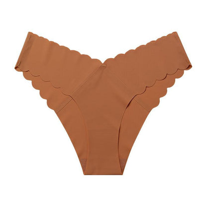 Tanga brasileña sin costura, sin marcas, elegante.