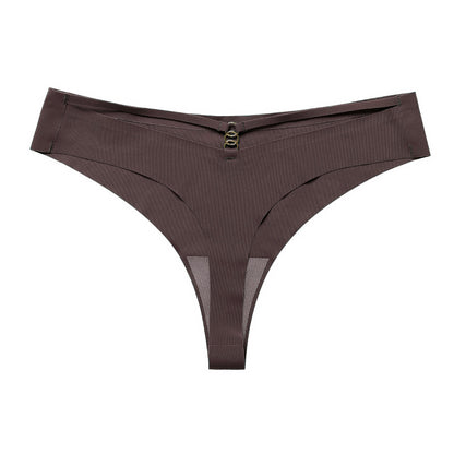 OFERTA 2€ tanga sin costuras con decoración en el derrier