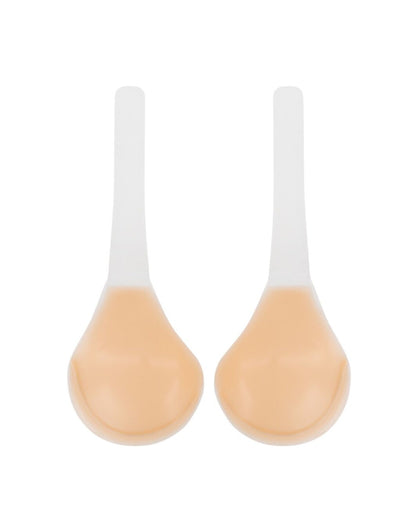 Copas adhesivas de realce de silicona para pecho grande