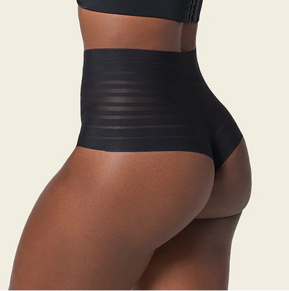 Tanga tiro alto de compresión suave de abdomen