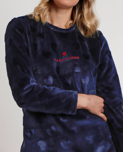 OFERTA -50% Pijama calientita Manga Larga para Mujer