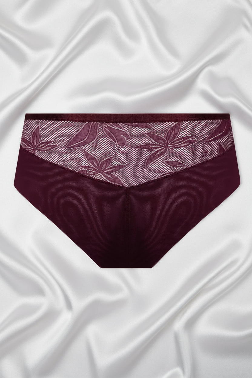 Nueva colección de Bragas Viviene Mefemi tiro alto con estampado florar